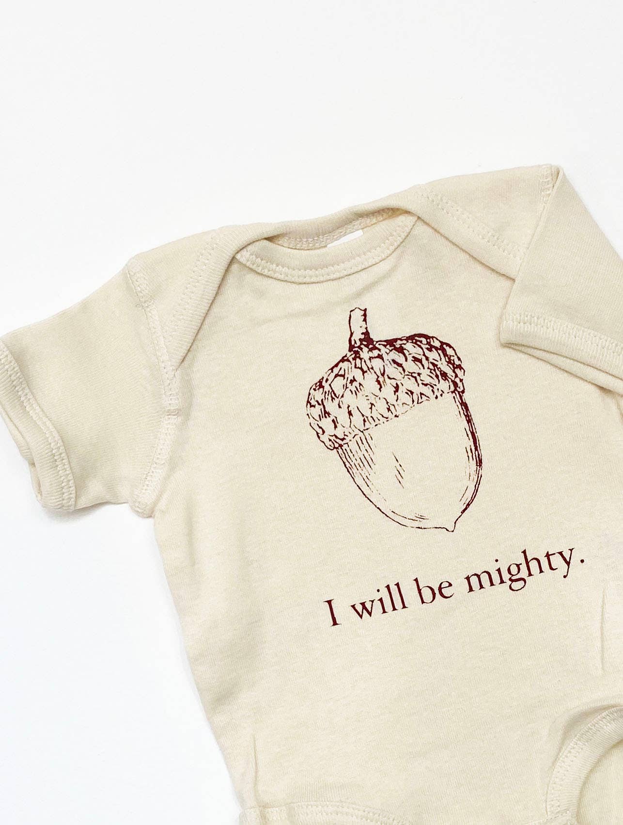 I Will Be Mighty Cute Baby Bodysuit