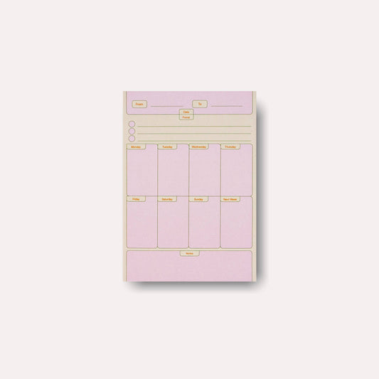 Weekly Planner Sticky Notes