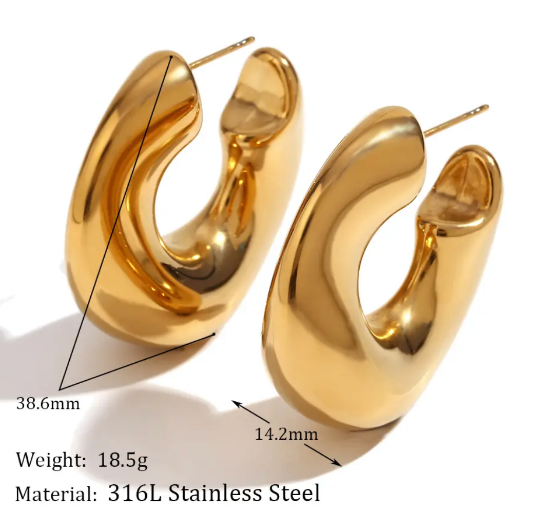 Wave-Puffy Hoops