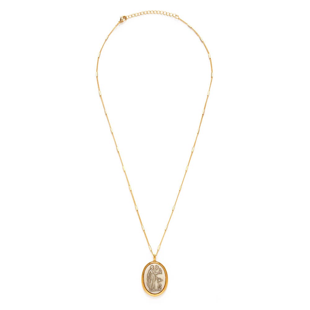 Aphrodite Vintage Cameo Necklace