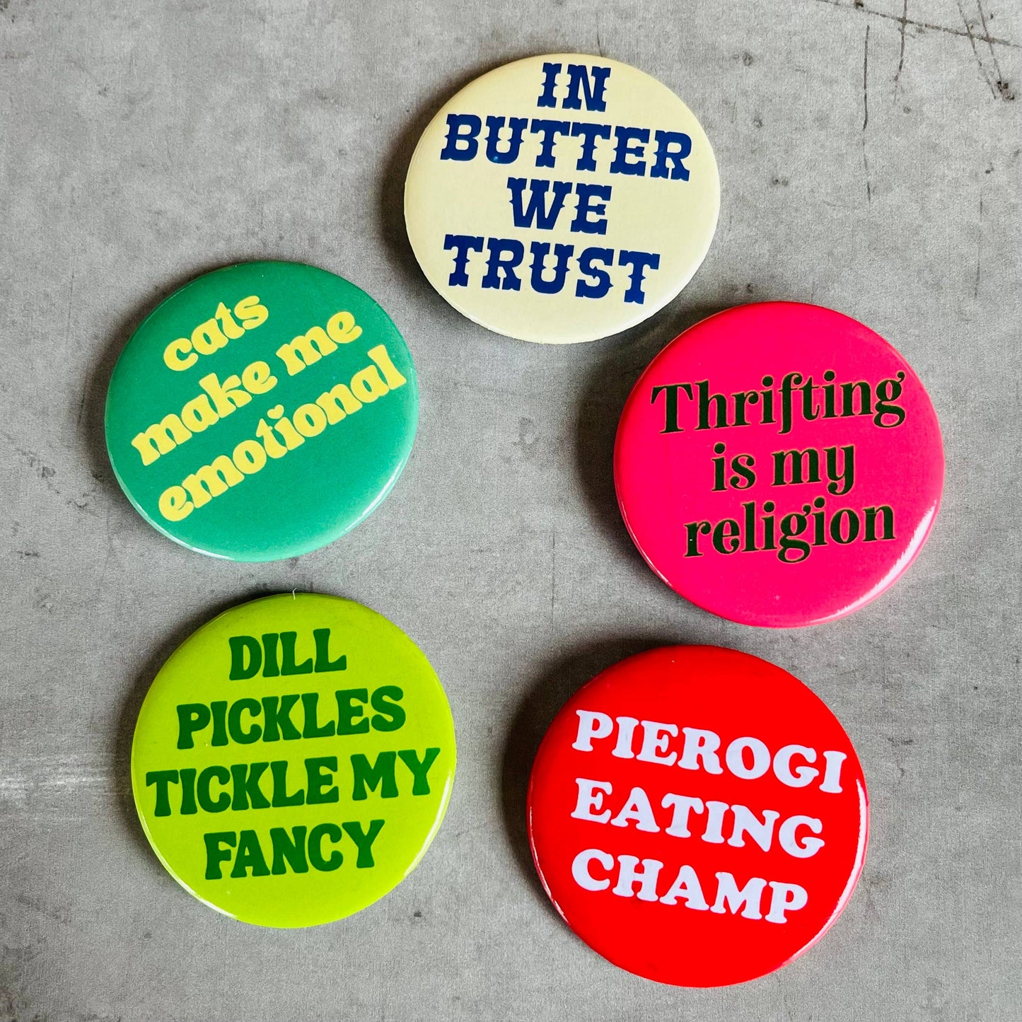 In butter we trust - button