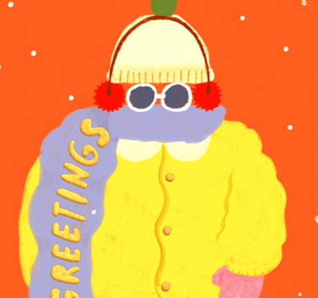 BUNDLED UP - Holiday Card