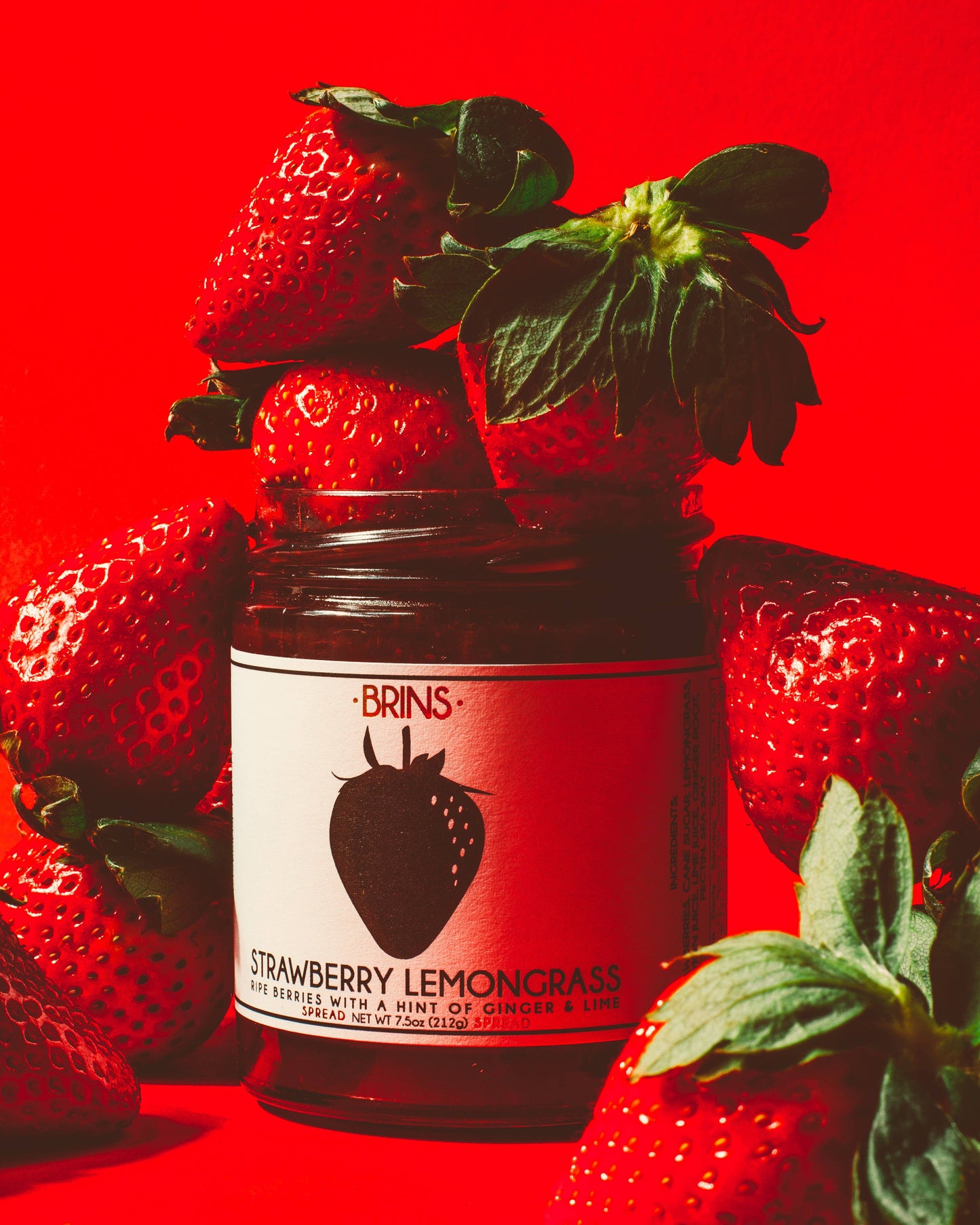 Strawberry Lemongrass Spread and Preserve