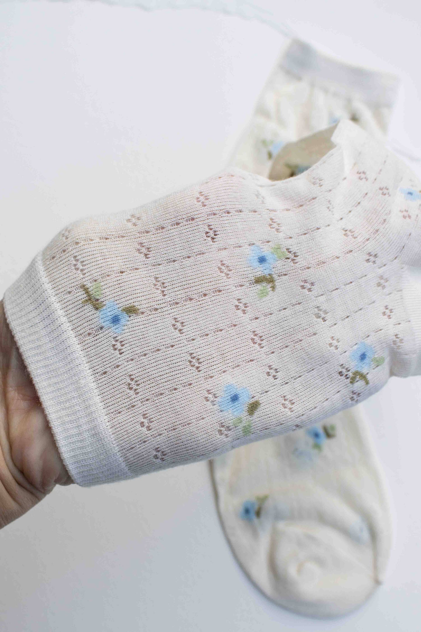 Mini Floral Cotton Socks
