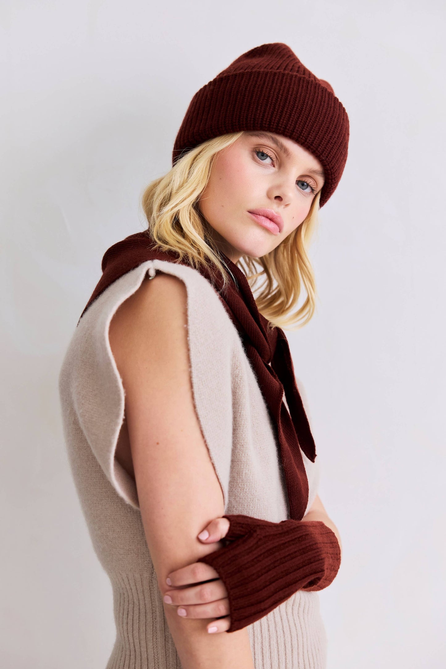 Merino Wool Triangle Scarf