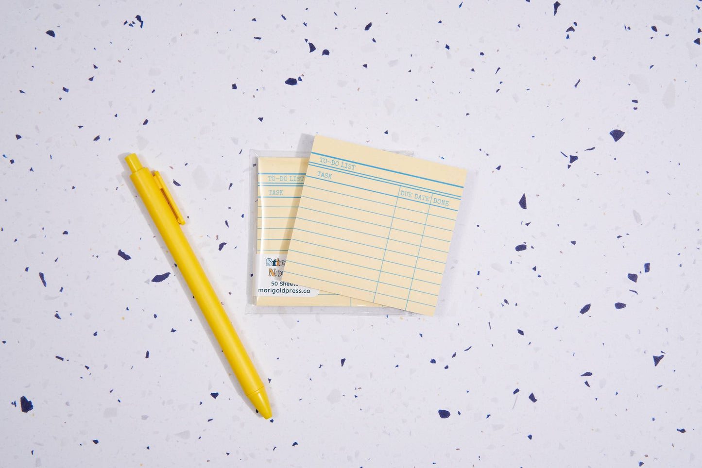 Library Card Post-It Sticky Notes