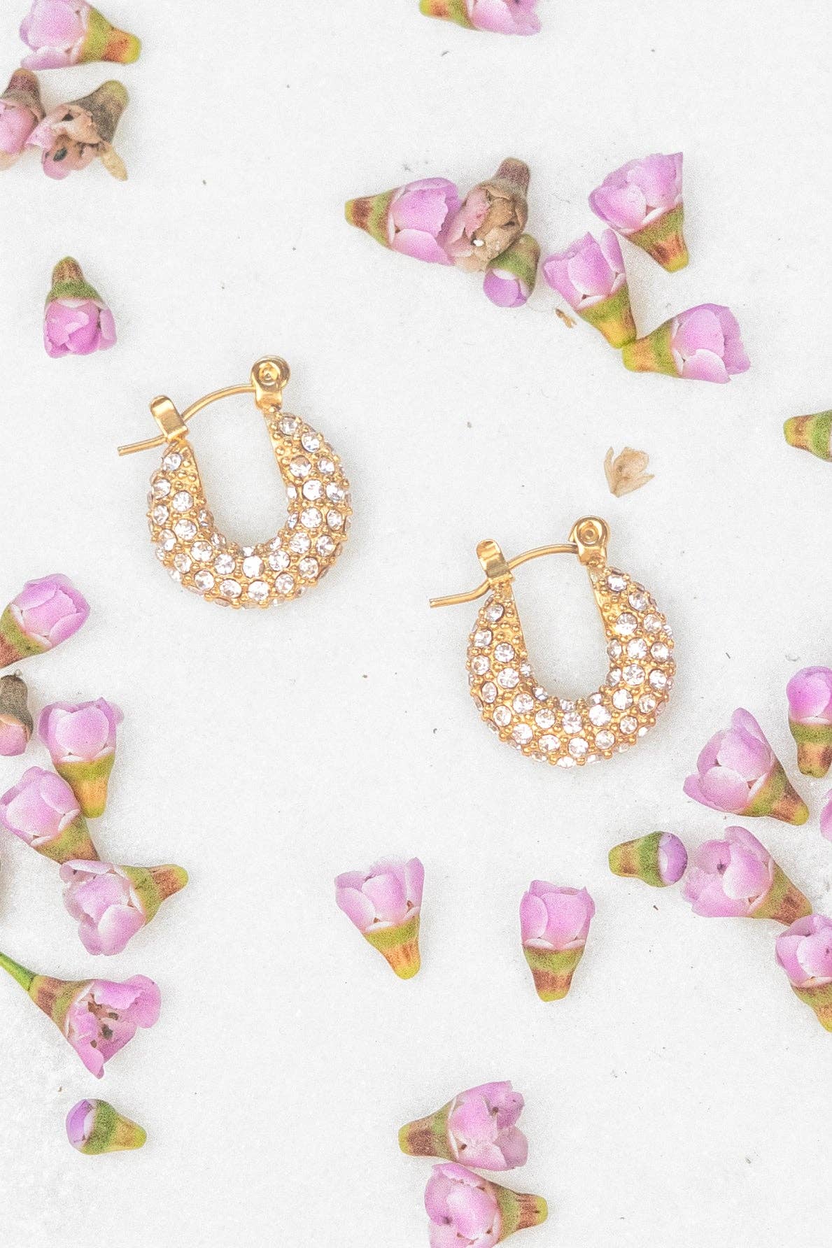 Shimmer Mini Hoops