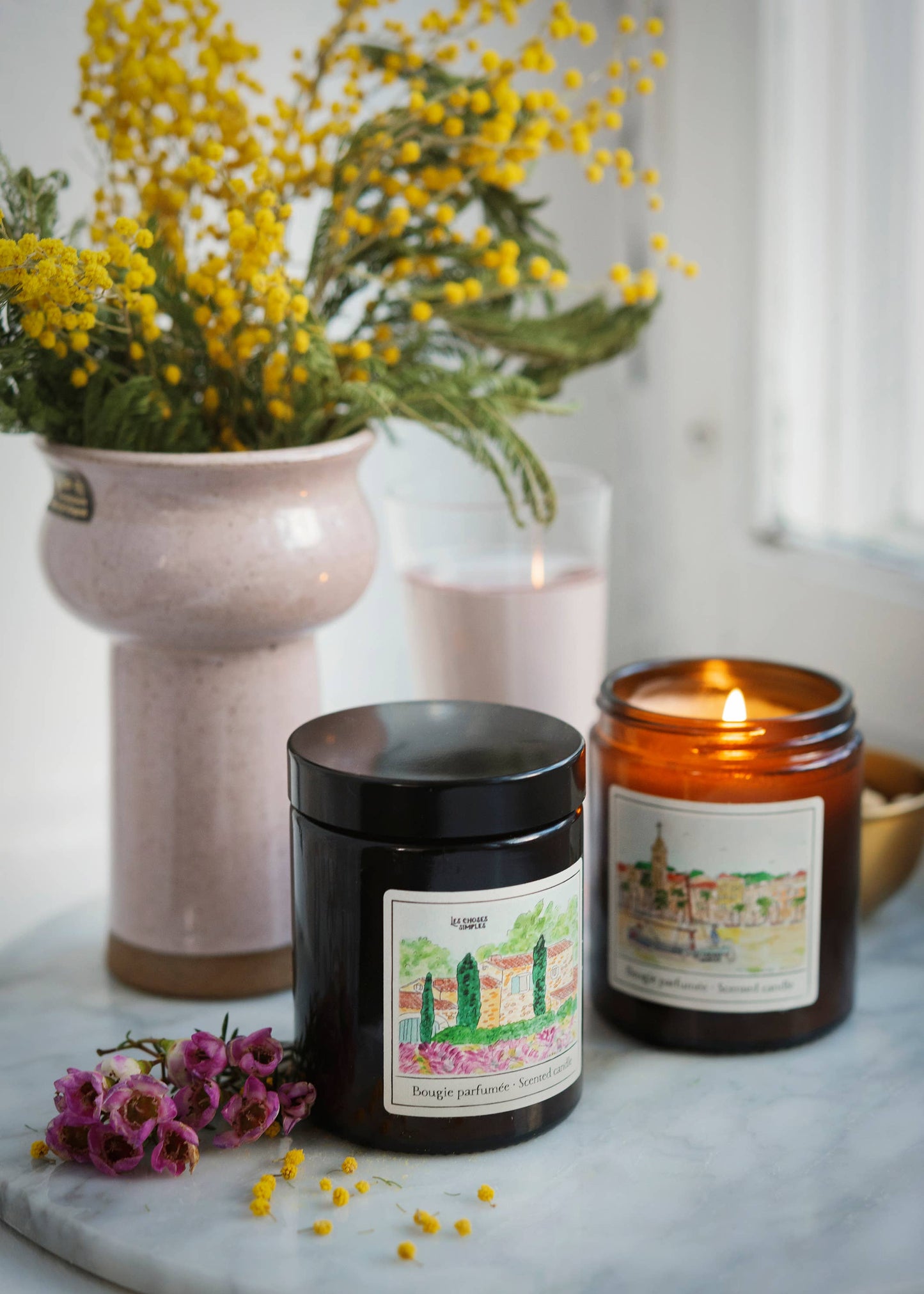Soy Wax Candle: "La Mer" Amber