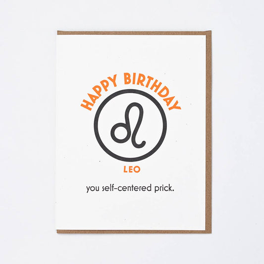 Leo Birthday Greeting Card