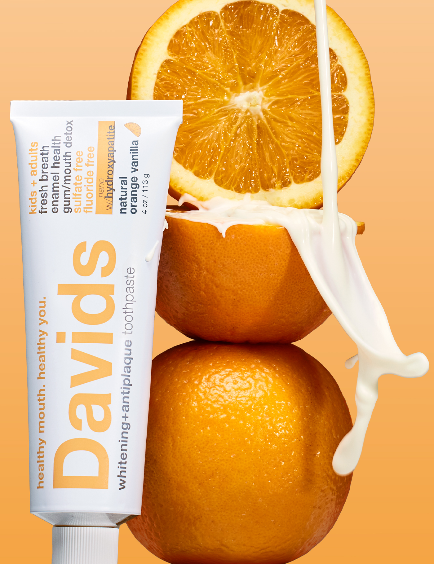 Davids toothpaste / orange vanilla