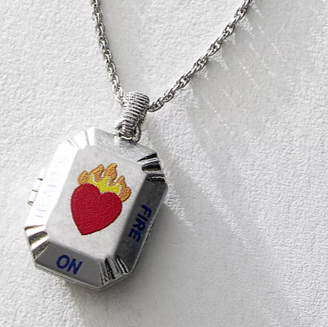 Be Locket- Special Hand Painted Steel Lockets- Necklace