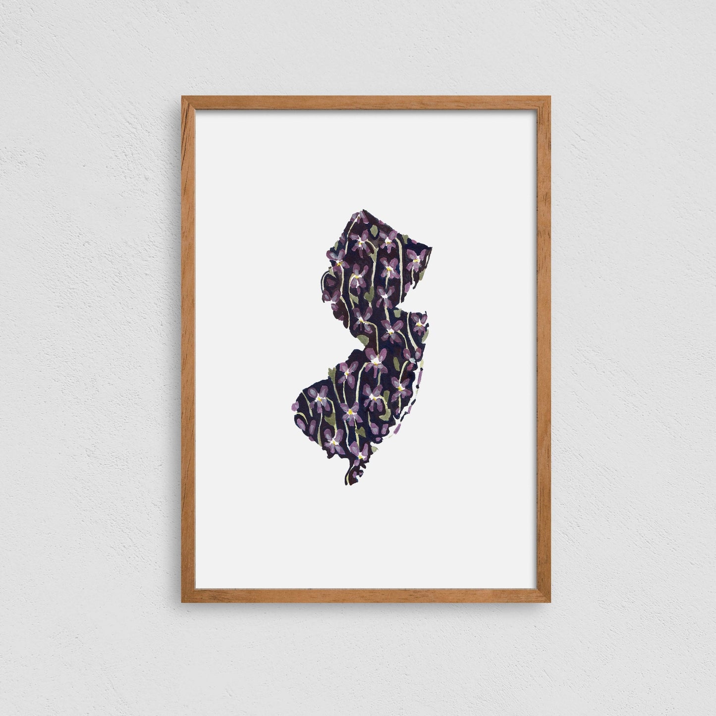 New Jersey State Flower Botanical Art Print