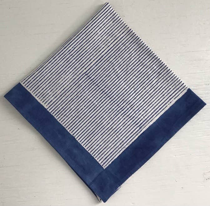 Cotton Napkin : Blue Stripe