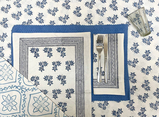 Napkins Jasmine Blue