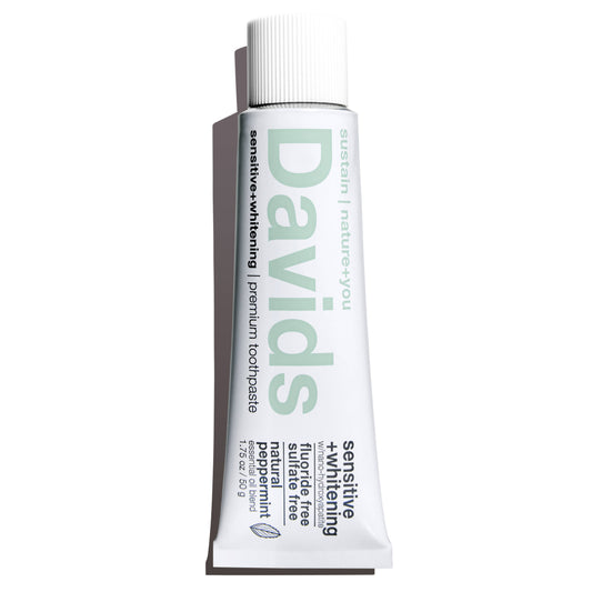 Davids travel size toothpaste / sensitive+whitening