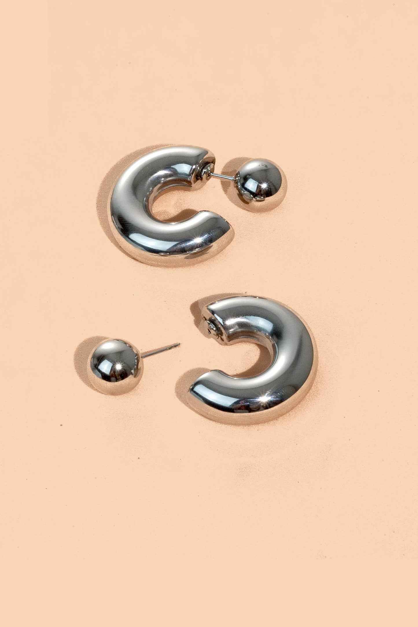 Riley Jacket Hoop Earrings