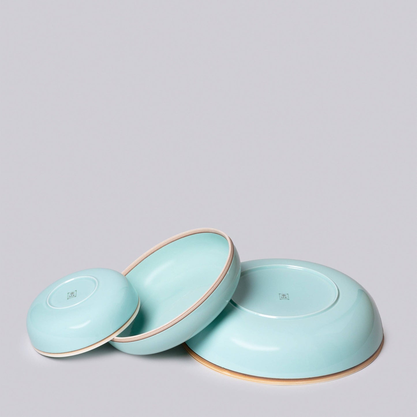 Porcelain Nesting Bowls : Celadon
