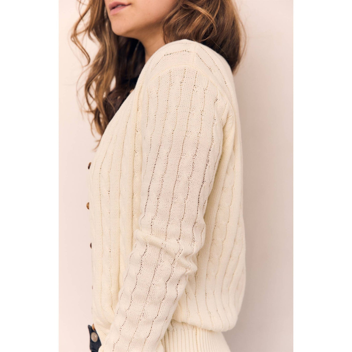 Classic Cable Knit Cardigan