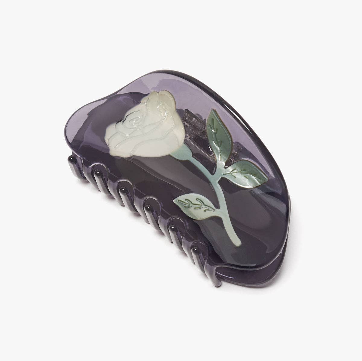Blue Rose Hair Claw