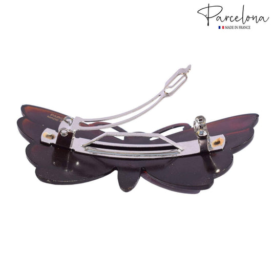 French Butterfly Shell Barrette