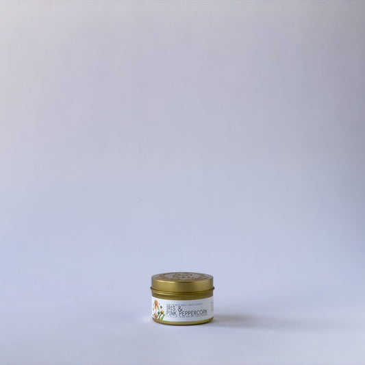 Iris & Pink Peppercorn - Tin - Just Bee Candle