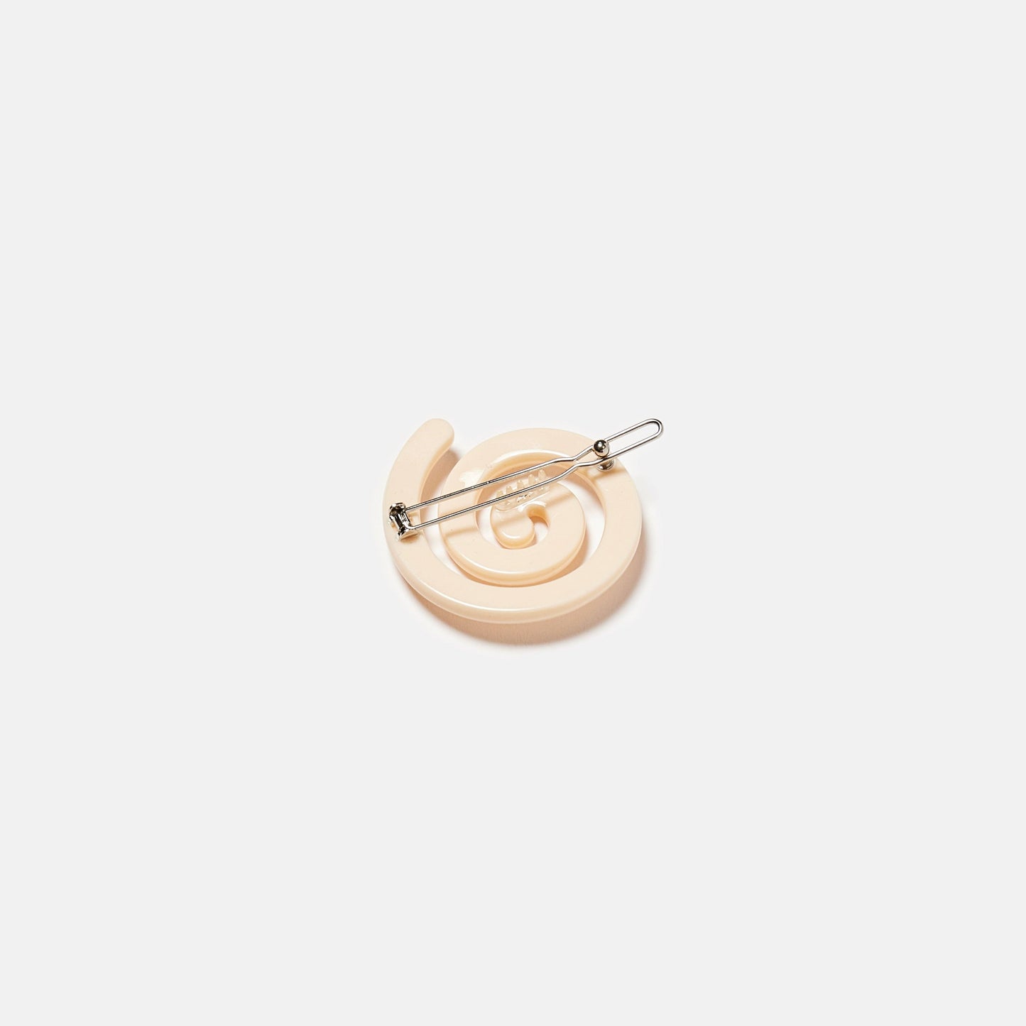 Spiral Clip in Cream