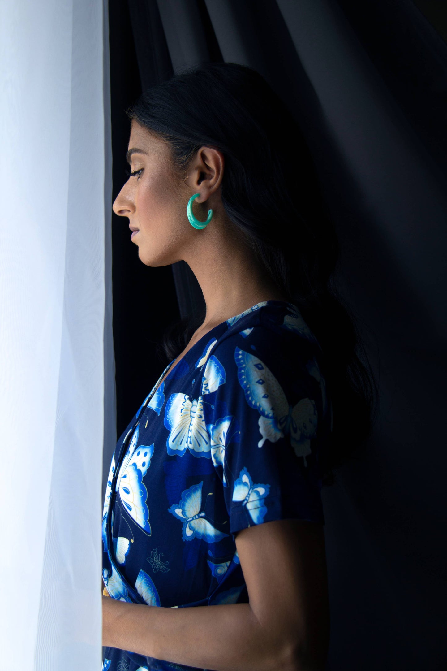 Oval Hoop Earrings