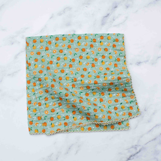 Orange Sorbet Cotton Scarf