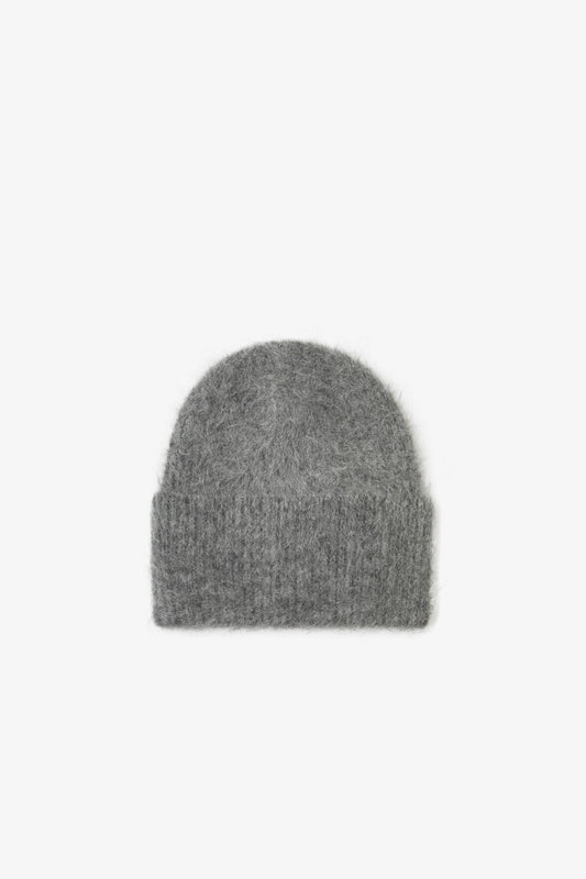 The Alpaca Beanie - Blizzard Grey