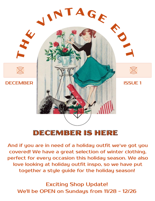 The Vintage Edit: December Issue 1