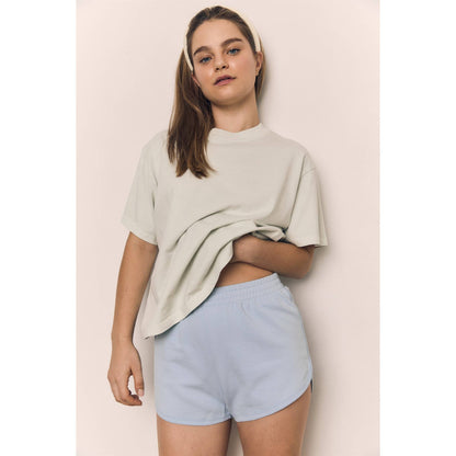 Mineral Washed Relaxed Cotton Tee