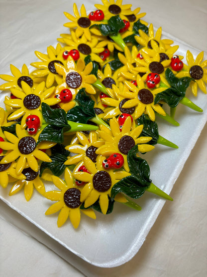 Sunflowers Kitchen Magnet