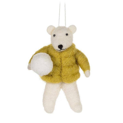 Puffy Coat Animal Ornaments