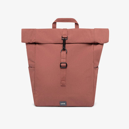 Recycled Roll-Top Mini Backpack, Bronze
