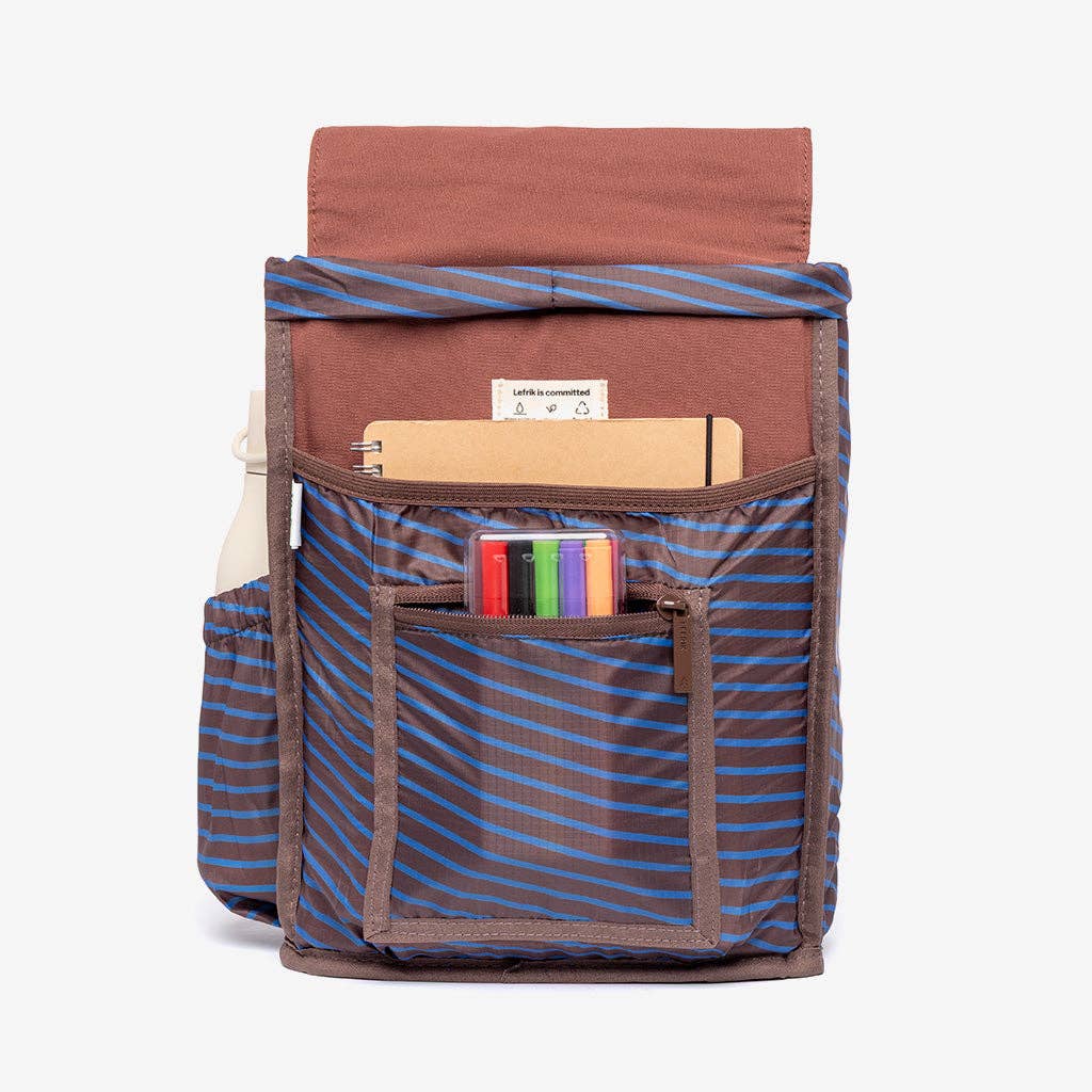 Recycled Mini Backpack, Bronze