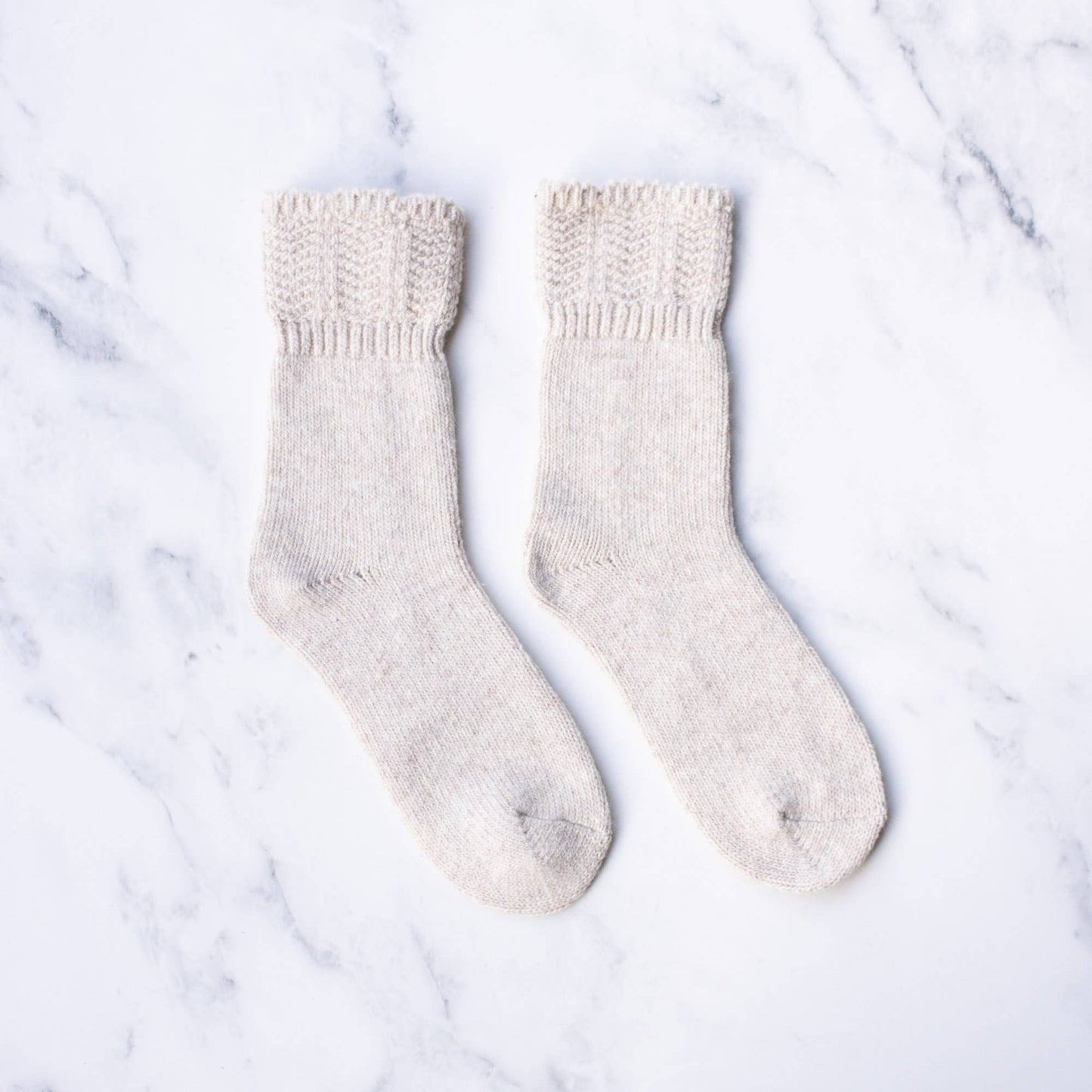 Charlotte Combed Wool and Cashmere Socks