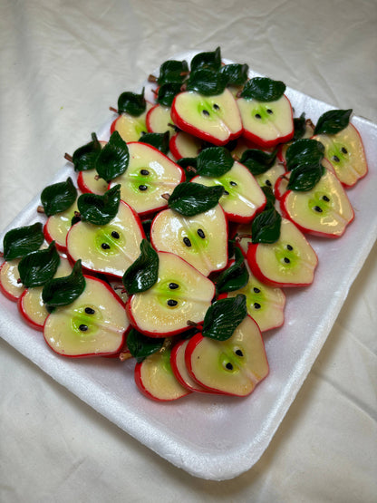 Sliced Apple Handmade Kitchen Magnet