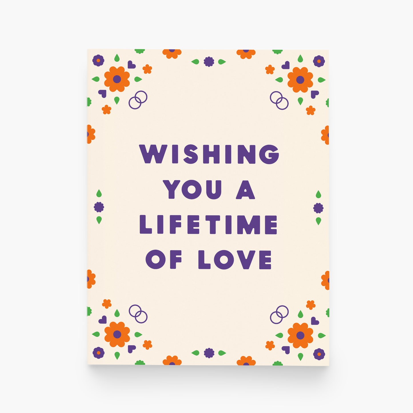 Wishing You a Lifetime of Love Greeting Card