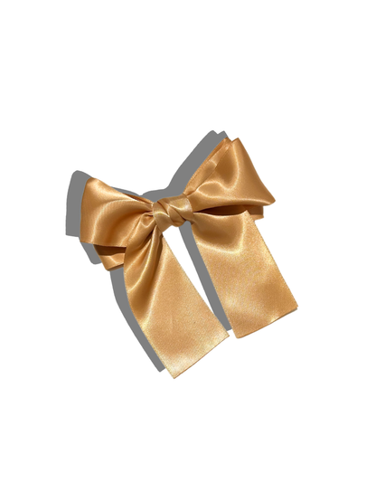 Handmade Satin Hair Bow Clip