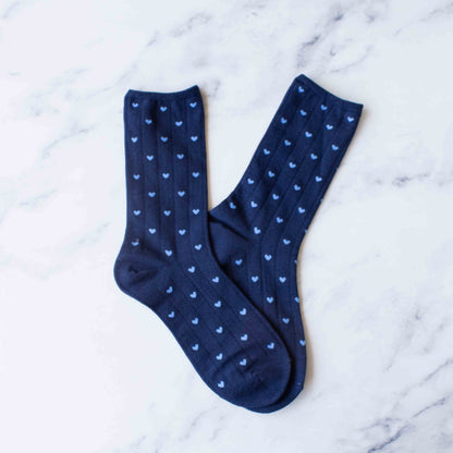 Women's Heart Crew Socks