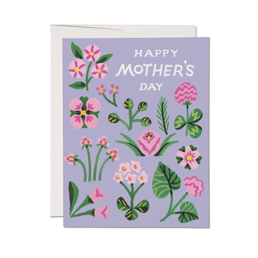 Mother's Day Pink Blooms Greeting Card