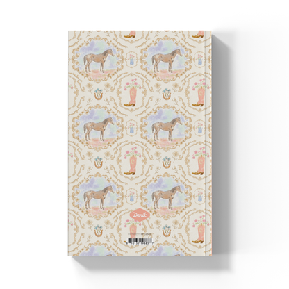 Horse and Boot Layflat Notebook