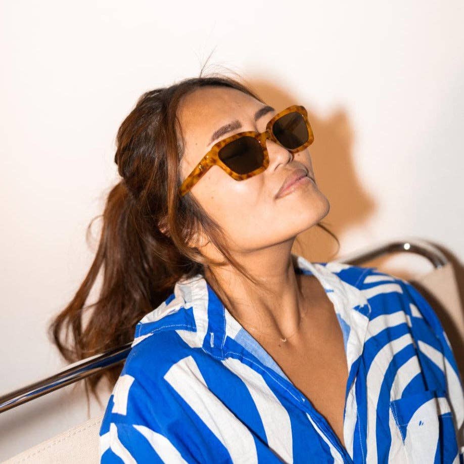 Demi - Honey Tortoise Shell Sunglasses