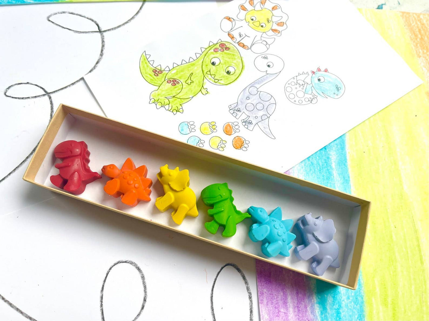 Dinosaur Crayon Box Set