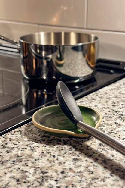 Handcrafted Stoneware Spoon Rest