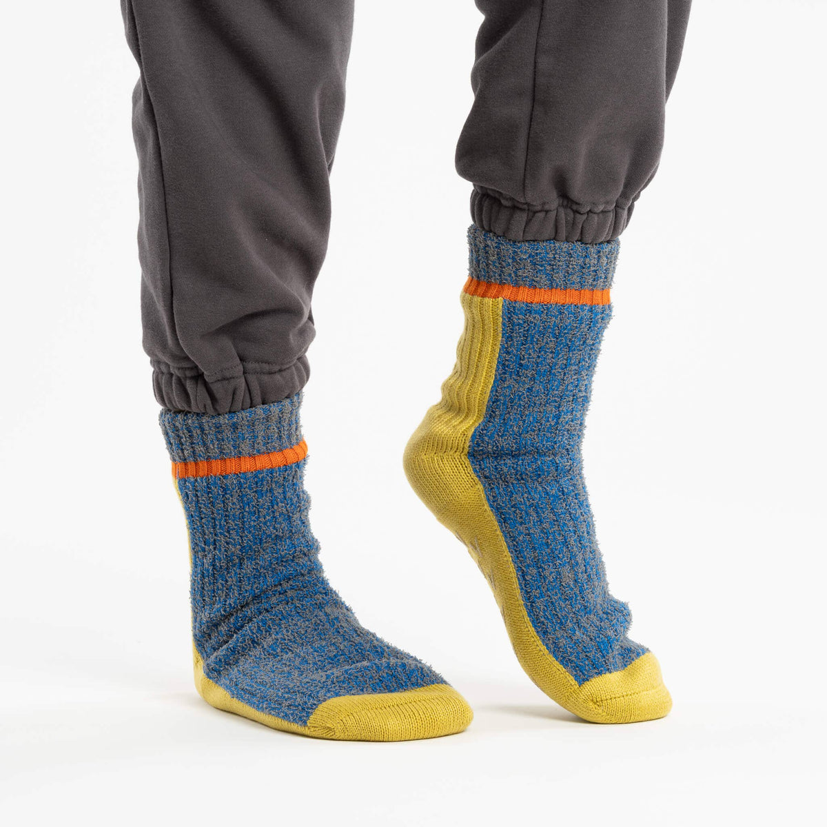 Color Ragg Fleece Lined Knit House Socks