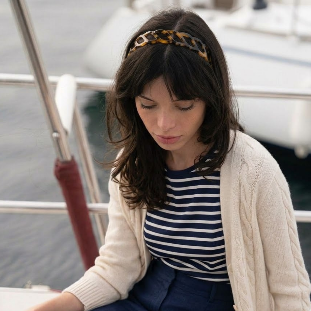 Moeni Twist Chain Link Headband