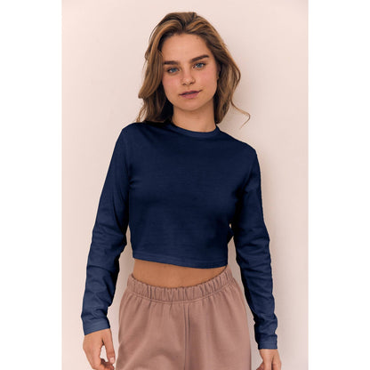 Cropped Long Sleeve Tee