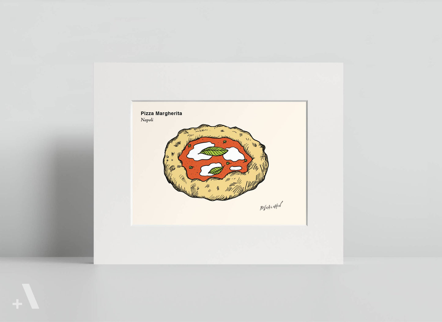 Pizzas of Italy Illustrated Art Print