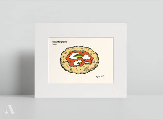 Pizza of Italy Illustrated Art Print